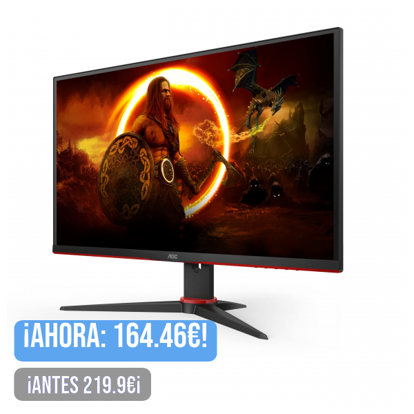 AOC Gaming Q27G2E/BK - Monitor QHD de 27