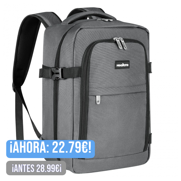 MOCOCITO Mochila Viaje Cabina Avion 40x20x25,Bolso de Viaje para Ryanair EasyJet Mochila de equipaje de mano Mochila Viaje,Mochila Unisex Impermeable 20L