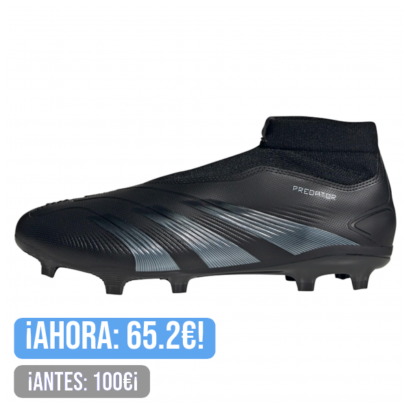 adidas Predator League Laceless Firm Ground Football Boots, Botas de fútbol Unisex Adulto