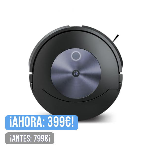 iRobot Roomba Combo j7 Robot Aspirador y friegasuelos 2 en 1 (c7156) - Robot Aspirador con conexión Wi-Fi - Paño retráctil - Mapeado avanzado - Navegación Inteligente - Recarga y reanuda el Trabajo