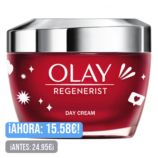 Olay Regenerist Edición LIMITADA Crema Facial De Día, Fórmula Con Vitamina B3 Y Niacinamida, Hidrata 24H, Sin Perfume 50ml