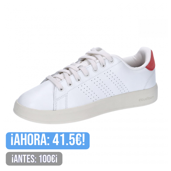 adidas Advantage Premium Leather Shoes, Sneakers Hombre, EU