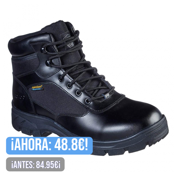 Skechers Wascana Benen, Zapatos de Trabajo Hombre