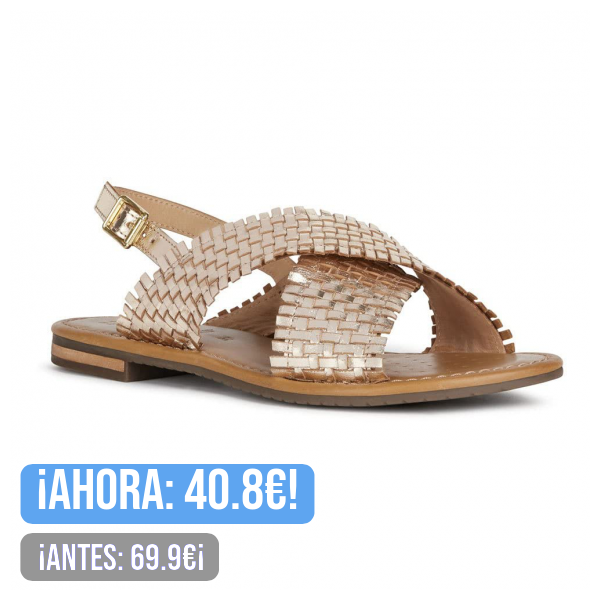 Geox D Sozy S A, Sandalias Mujer