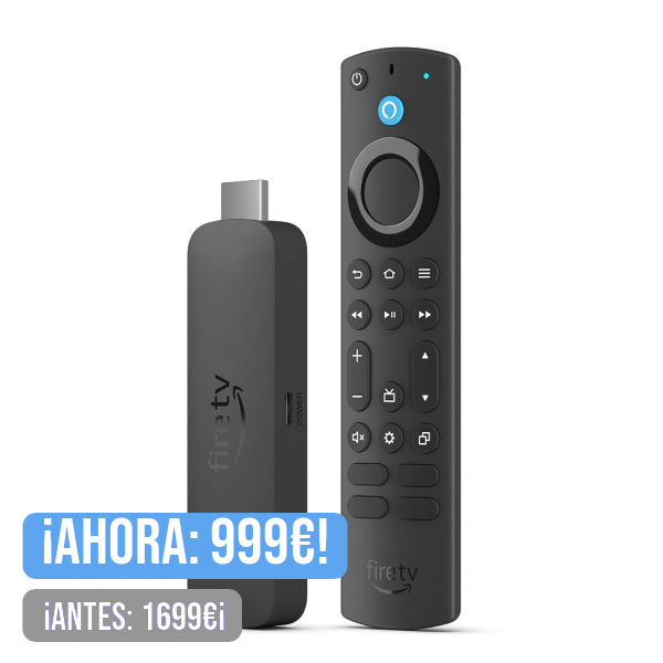 Dispositivo de streaming Amazon Fire TV Stick 4K Max, compatible con Wi-Fi 6E, fondo ambiental