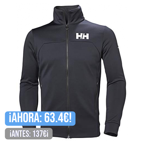 Helly Hansen Hp Fleece Jacket, Chaqueta Deportiva Hombre, (azul Navy 597), S